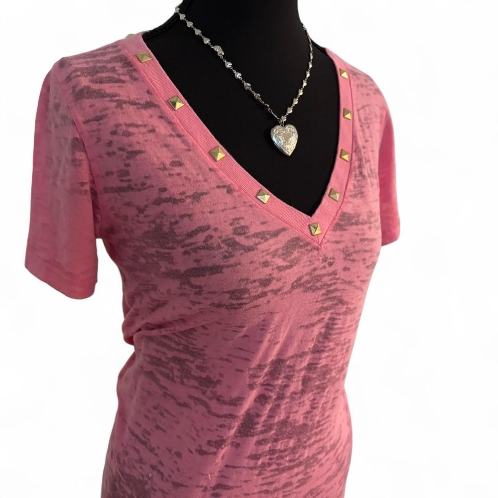 y2k victoria’s secret pink v neck top